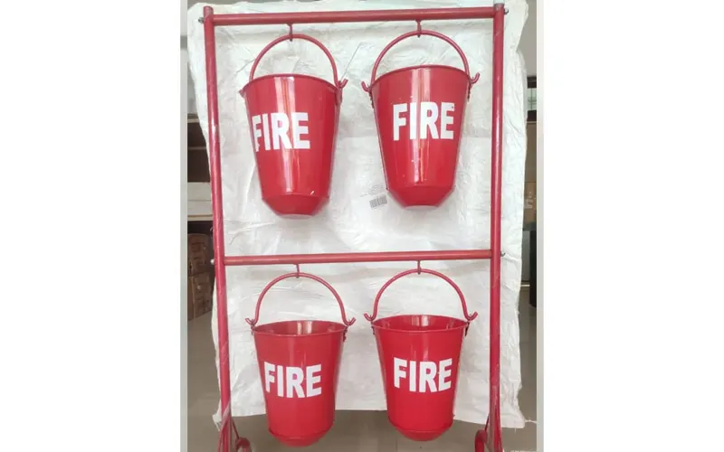 Fire Bucket With Stand